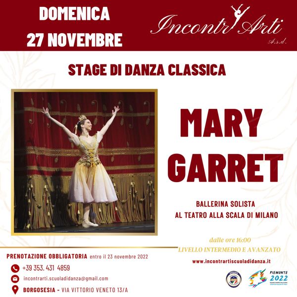 Stage di danza classica - Mary Garret